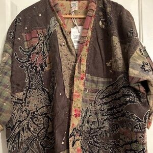 NWT - Magnolia Pearl 1077 Dragon Julian Kimono